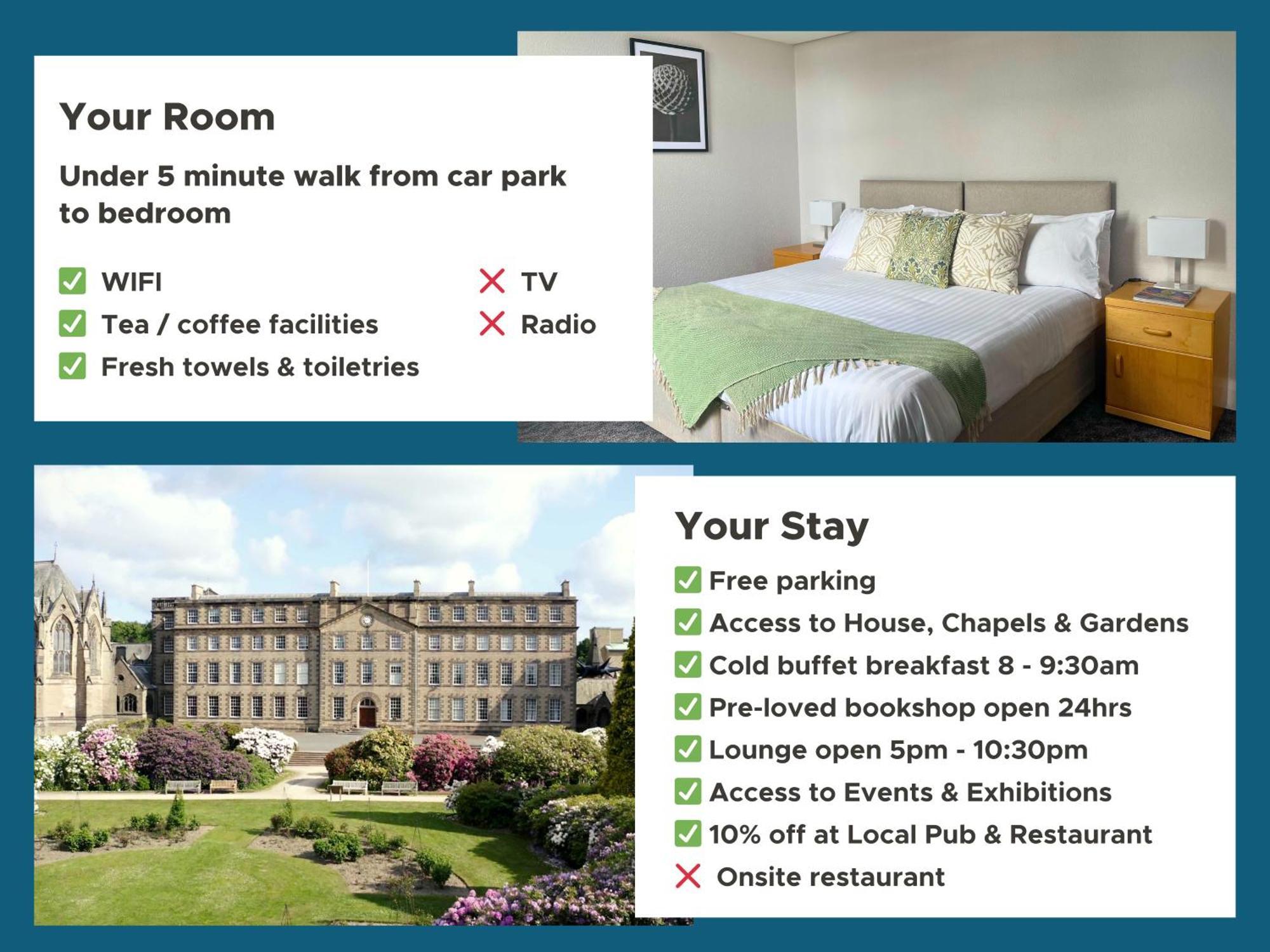 Bed and Breakfast Ushaw Historic House, Chapels & Gardens à Durham Extérieur photo